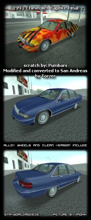 "Chevrole Caprice Pack 1992 "  GTA SA