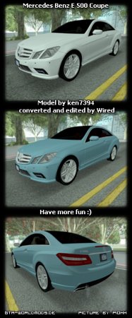 Mercedes Benz E 500 Coupe  GTA SA