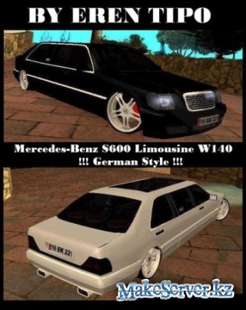 1998 Mercedes-Benz S600 W140 V12 Vip  GTA SA