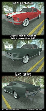 Ford Mustang 1967  GTA SA