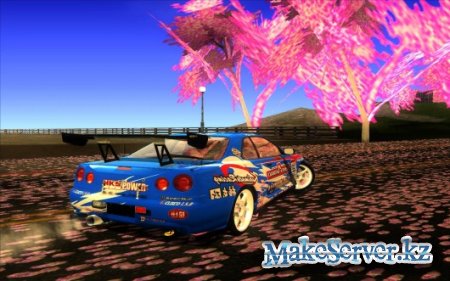 Nissan Skyline GTR34 D1GP Super Autobacs	  GTA SA