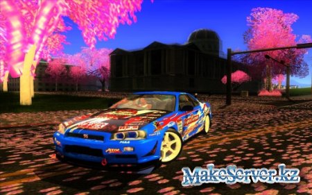 Nissan Skyline GTR34 D1GP Super Autobacs	  GTA SA