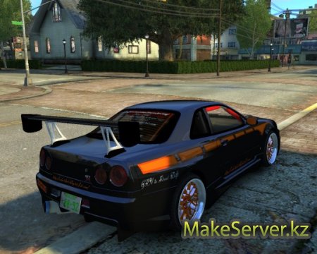 Nissan Skyline BNR34 GT-R  GTA 4