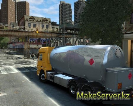 Mercedes Benz Actros Gas Truck  GTA4