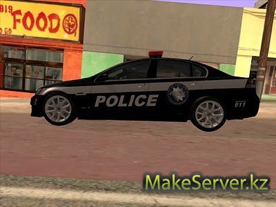 Pontiac G8 GXP - Police Car  GTA SA