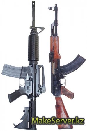 AK-47  Colt M4A1