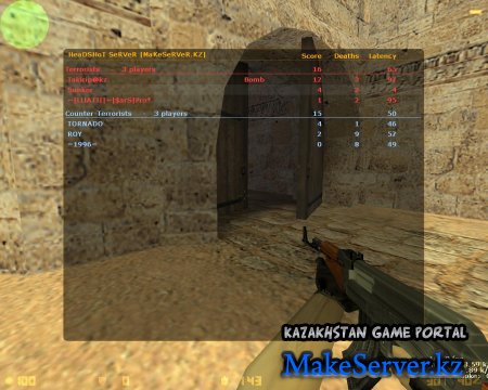 HeaDSHoT  6y Sunker |MAKESERVER.KZ|