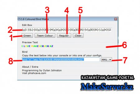 CS 1.6 Coloured Bind Maker