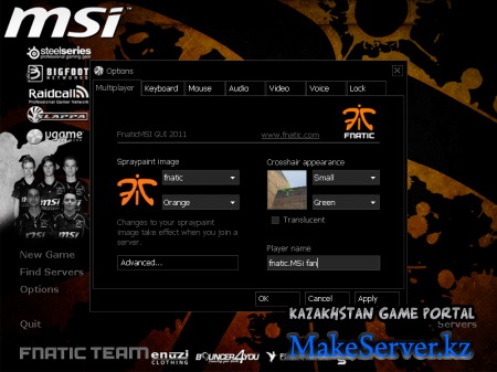 FnaticMSI GUI 2011