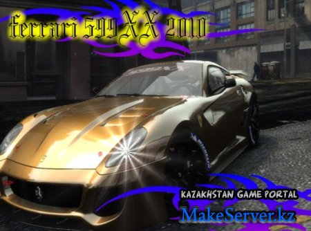 Ferrari 599XX 2010 for Grand Theft Auto 4