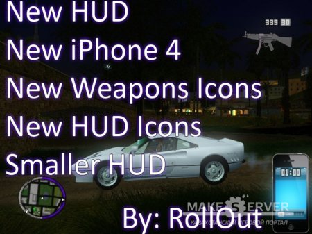 New GTA IV HUD for Grand Theft Auto SanAndreas