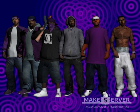 Plen Park Prims Skinpack (Ballas Gang)