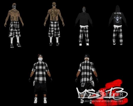 Skins MS 13 +Bits With a Bandage (EL Coronos Gang)