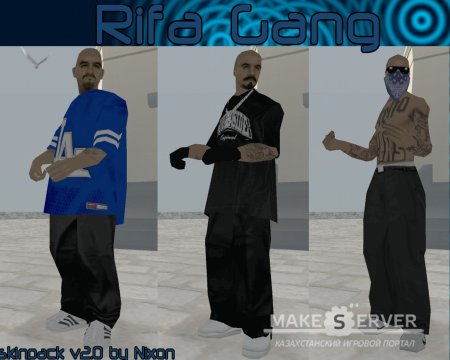 Skinpack SF Rifa Gang