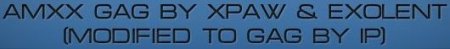 AMXX Gag by xPaw & Exolent (modified to gag by IP)