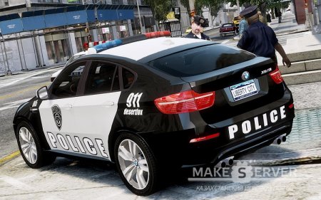 BMW X6M Police