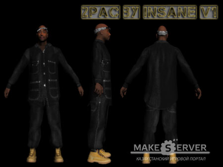 Skin 2pac v1 (Tupac Amaru Shakur)