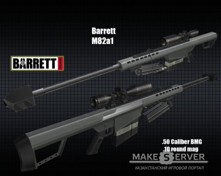 Barret M82A1 (Модель awp для css)