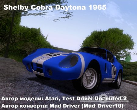 1965 Shelby Cobra Daytona Coupe 