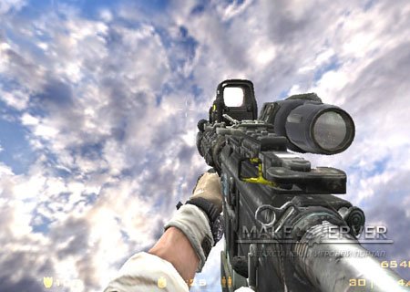 COD8 MW3 M4A1 Mixed Sight