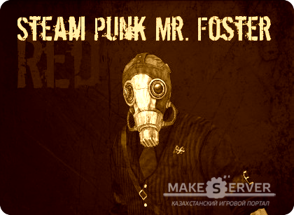 Red Steampunk Mr. Foster