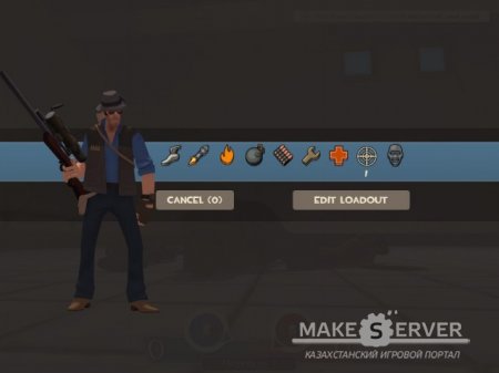 Trailer accurate sniper, Engie, and Pyro