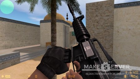 CS:S M4A1 on Valve's improved textures